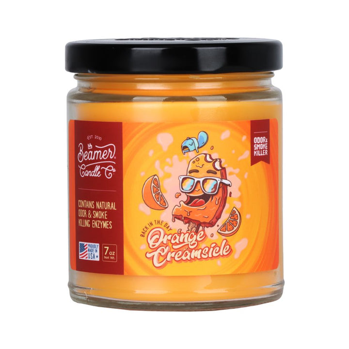 Beamer Candle Co. Odor & Smoke Killer Glass Jar Candle | 7oz - Headshop.com