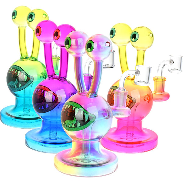 Snail Beastie Glass Dab Rig - 7.25" / 14mm F Snail Beastie Glass Dab Rig - 7.25" / 14mm F