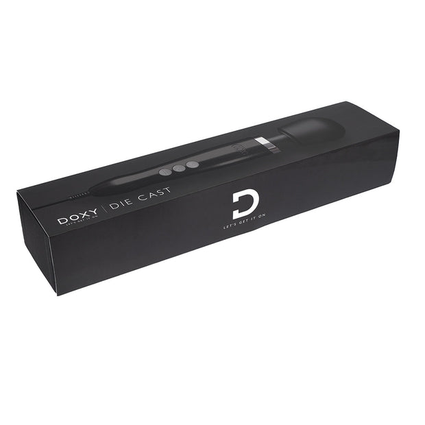 Doxy Die Cast Wand Vibrator Black - Headshop.com