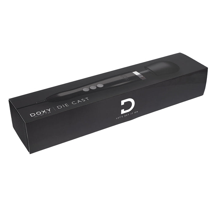 Doxy Die Cast Wand Vibrator Black - Headshop.com