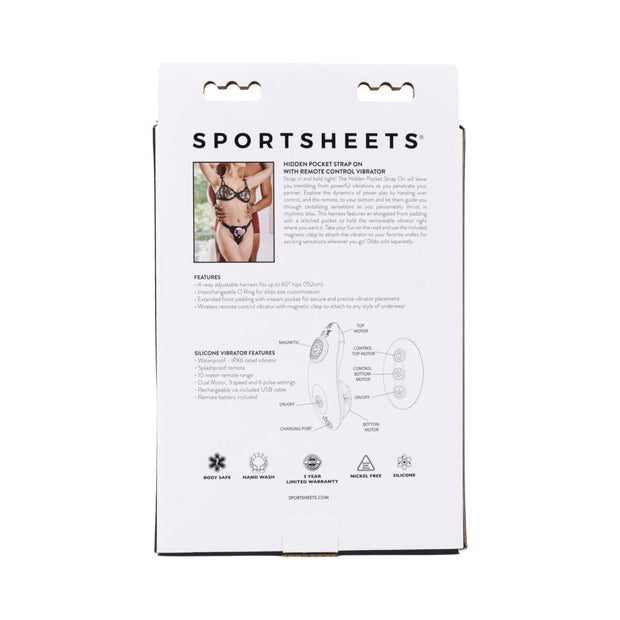 Sportsheets Hidden Pocket Strap On - Headshop.com