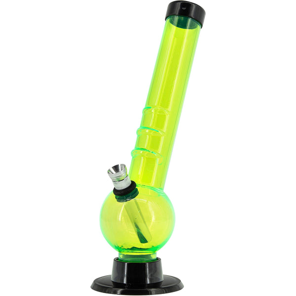 Acrylic Angled Neck Bubble Bong 8" - Multiple Colors Acrylic Angled Neck Bubble Bong 8" - Multiple Colors