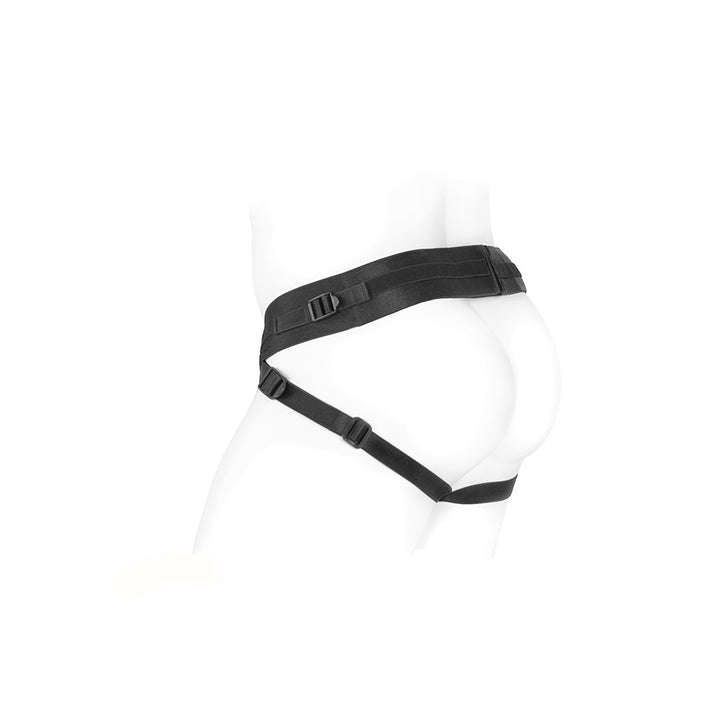 SpareParts Deuce Double Strap Harness Black Size B Magnum - Headshop.com