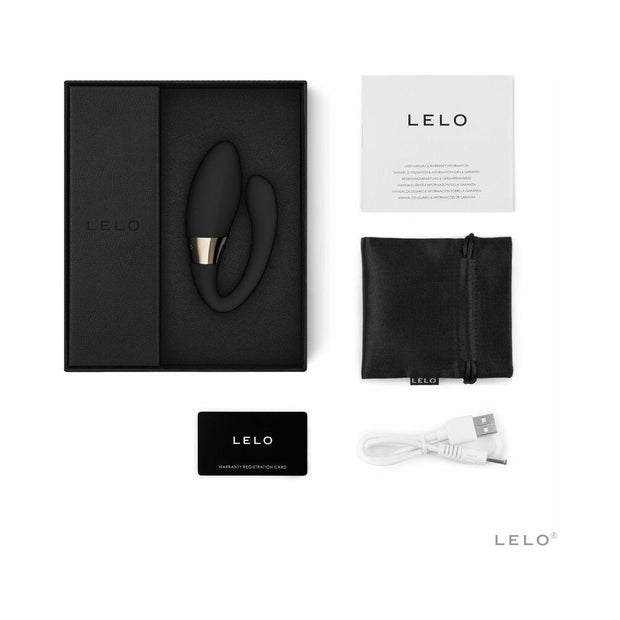 LELO TIANI Harmony Rechargeable Dual Stimulation Couples Vibrator Black - Headshop.com