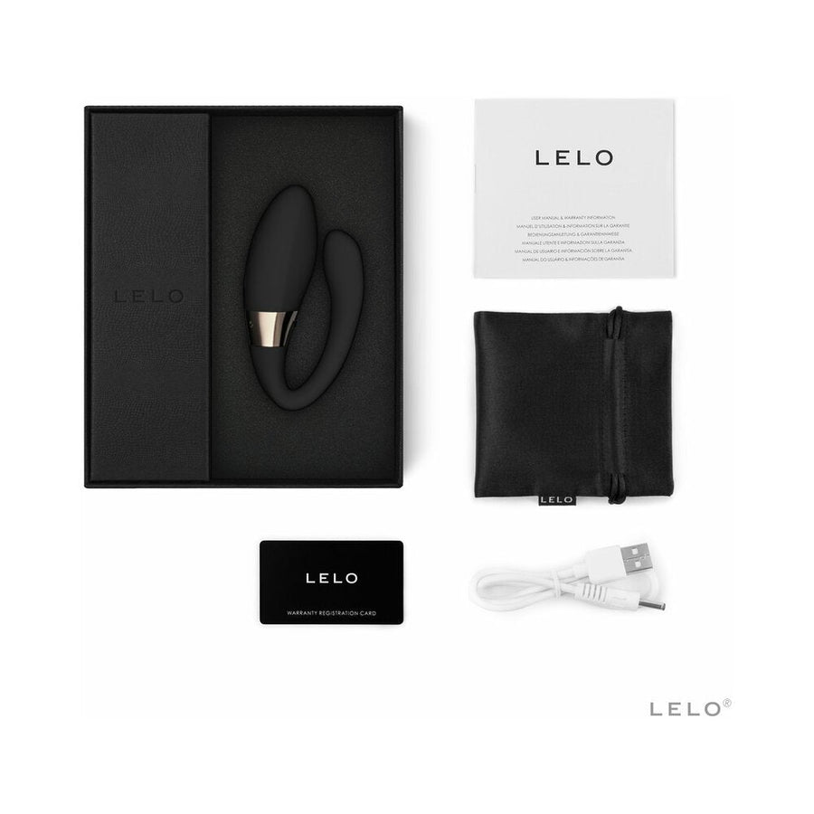 LELO TIANI Harmony Rechargeable Dual Stimulation Couples Vibrator Black - Headshop.com
