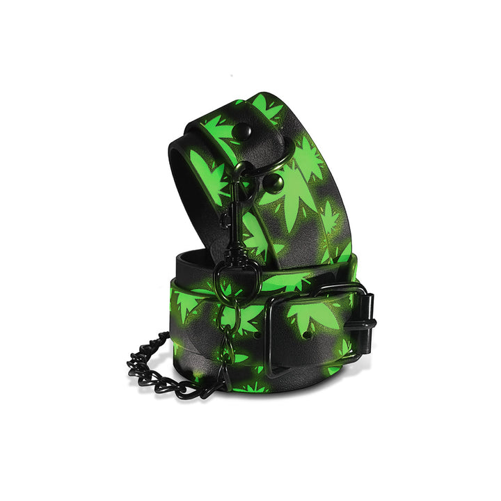 Stoner Vibes Chronic Collection Glow in the Dark Ankle Cuffs - Headshop.com