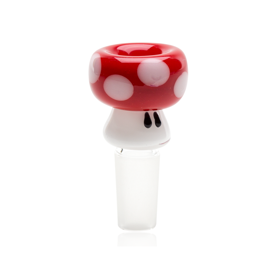 Empire Glass Works Red Mushroom Bowl - Headshop.com