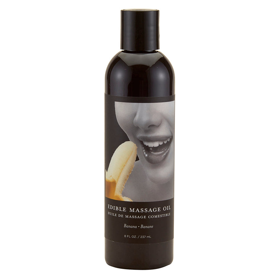 Earthly Body Edible Massage Oil Banana 8oz - Headshop.com