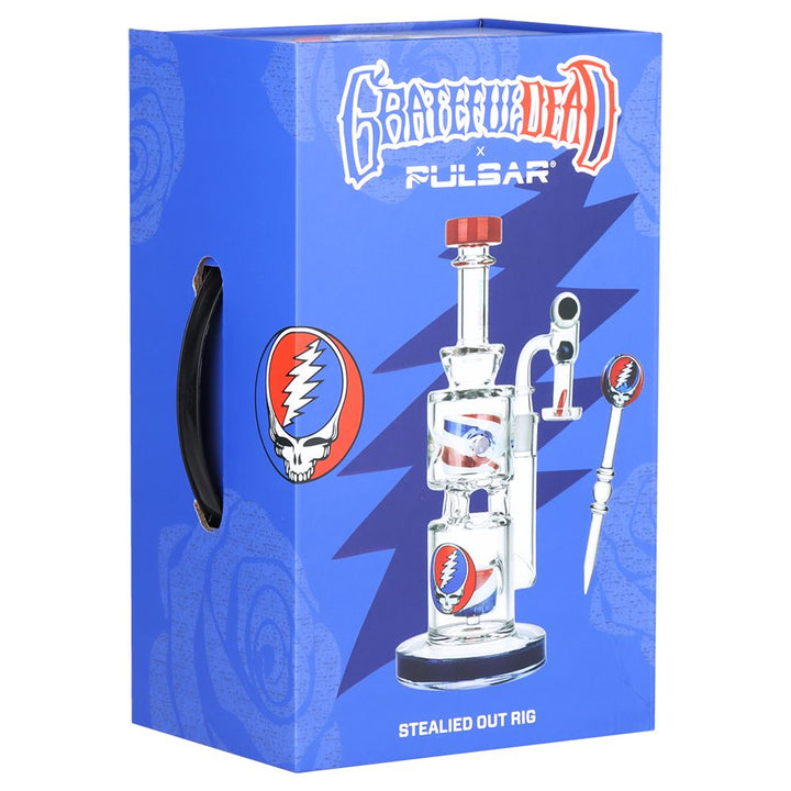 Grateful Dead x Pulsar Stealied Out Dab Rig Set - 9" / 14mm F - Headshop.com