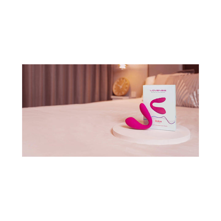 Lovense Dolce Bluetooth Adjustable Dual Vibrator - Headshop.com