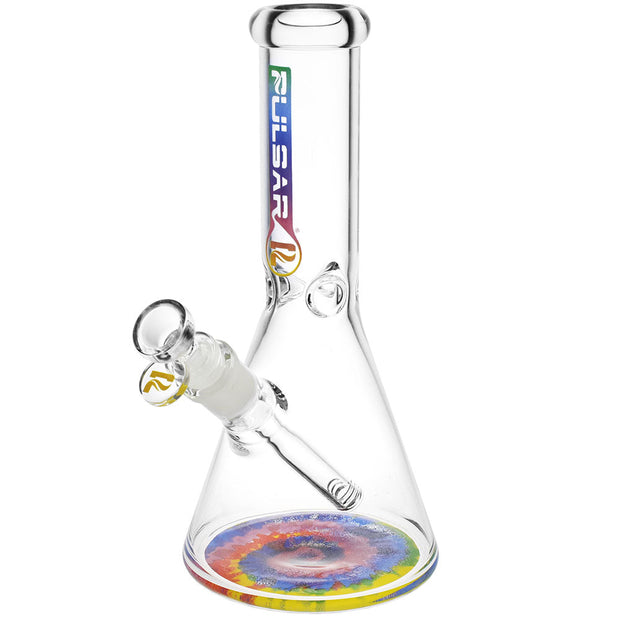 Pulsar Bottoms Up Tie Dye Water Pipe - 10"/14mm F - Headshop.com