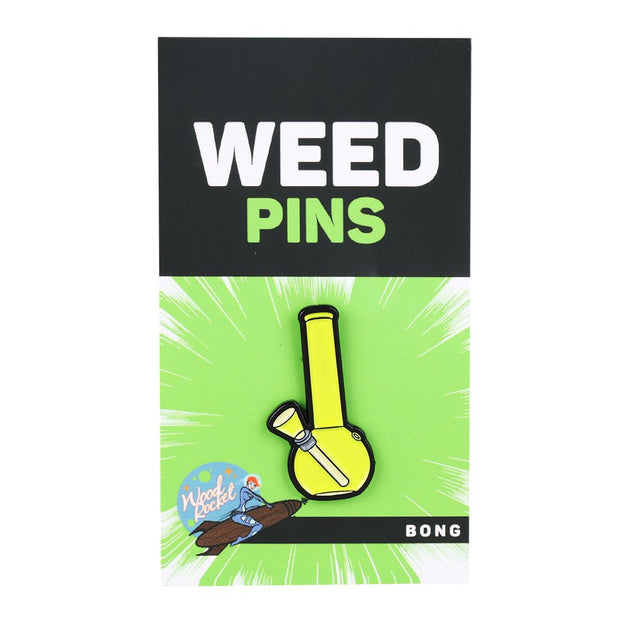 Wood Rocket Soft Enamel Lapel Pin - Bong - Headshop.com