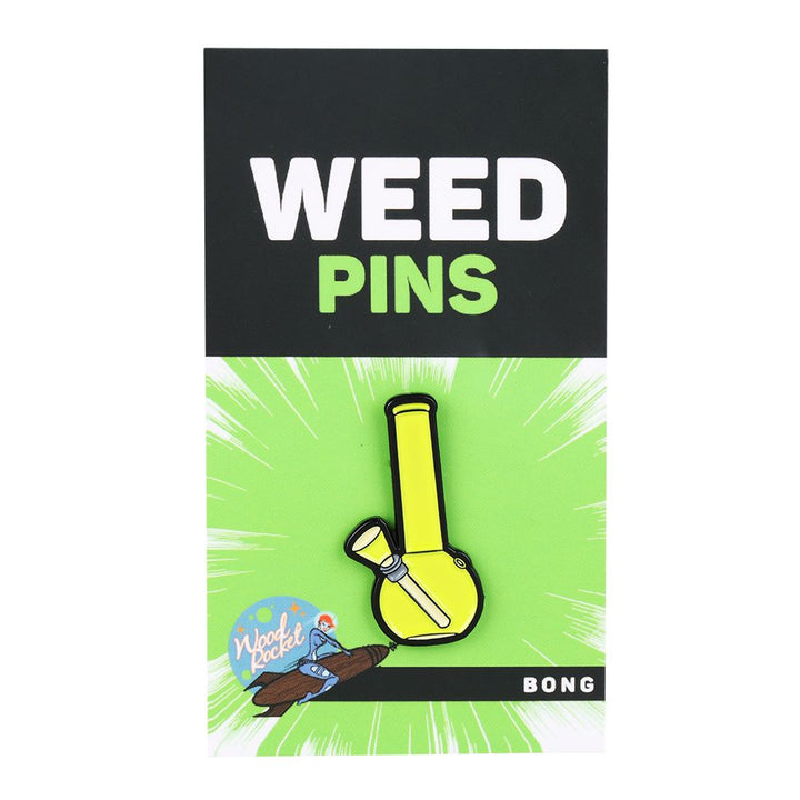 Wood Rocket Soft Enamel Lapel Pin - Bong - Headshop.com