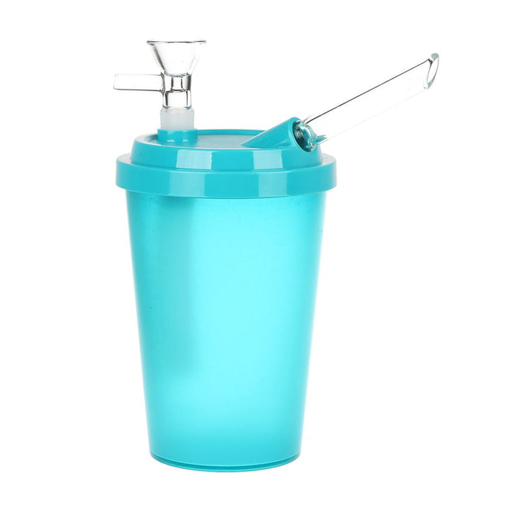 Secret Sip Coffee Cup Acrylic Bubbler - 7" / 14mm F / Colors Vary - Headshop.com