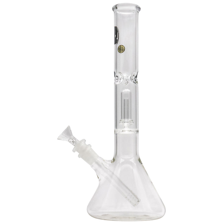 LA Pipes Single or Double Showerhead Perc Beaker Bong - Headshop.com