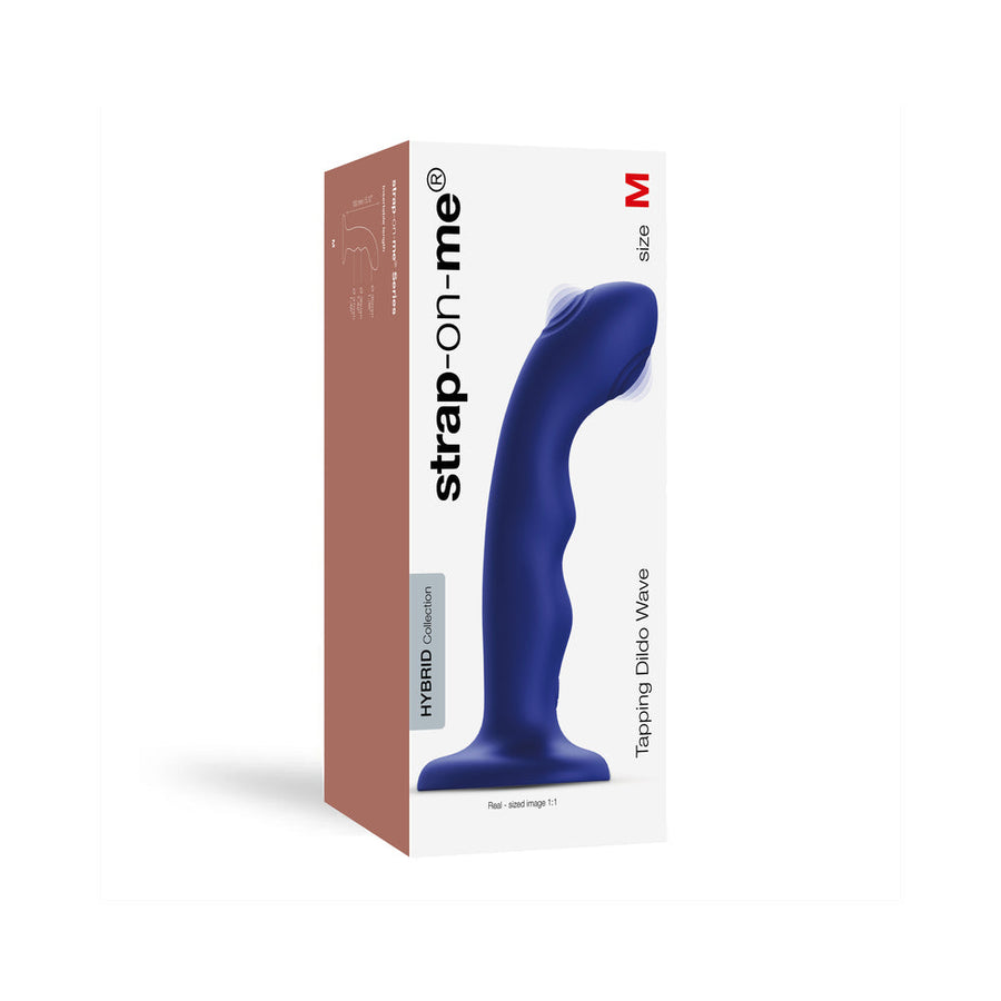 Strap-On-Me Tapping Dildo Wave Night Blue - Headshop.com