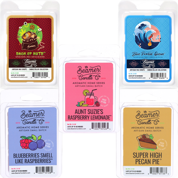 Beamer Candle Co. Smoke Killer Collection Artisan Wax Drops | 2.4oz - Headshop.com