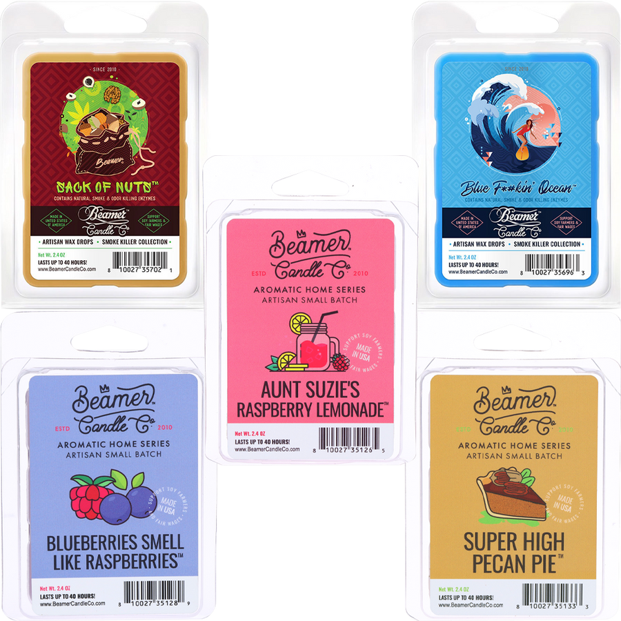 Beamer Candle Co. Smoke Killer Collection Artisan Wax Drops | 2.4oz - Headshop.com