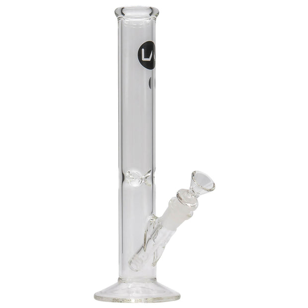 LA Pipes 12" Clear Straight Shot Bong - Headshop.com
