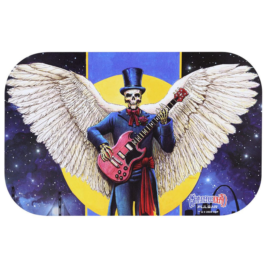 Grateful Dead x Pulsar Magnetic Rolling Tray Lid - Angel of Music / 11" x 7" - Headshop.com