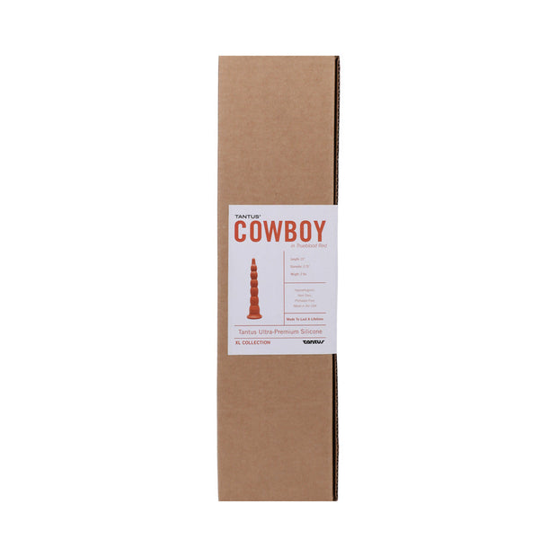 Tantus Cowboy Beaded Dildo Ruby (Box) - Headshop.com