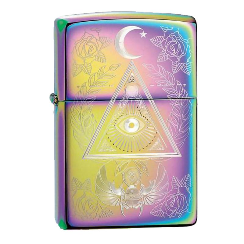 Zippo Lighter | Eye of Providence | Multicolor - Headshop.com