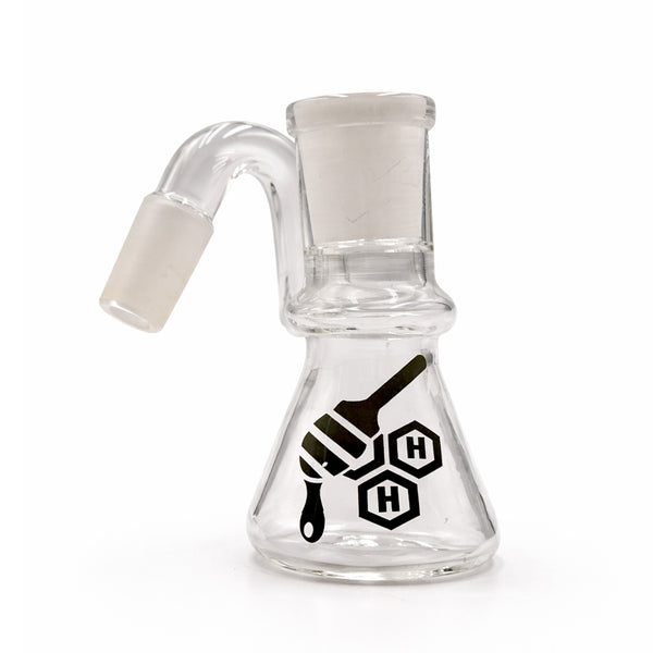 Honeybee Herb Beaker Base Glass Swan Arm Mini DRY Ash Catcher Honeybee Herb Beaker Base Glass Swan Arm Mini DRY Ash Catcher