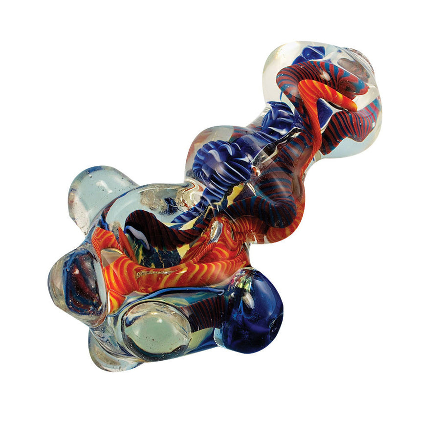 Heavy Inside Out Glass Spoon Pipe - Headshop.com
