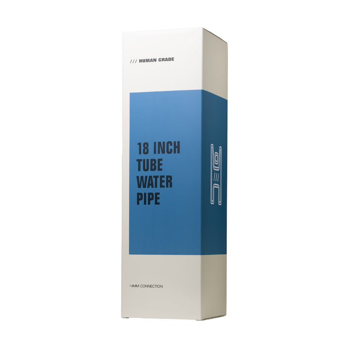 Human Grade 18" Tube Straight Glass Water Pipe