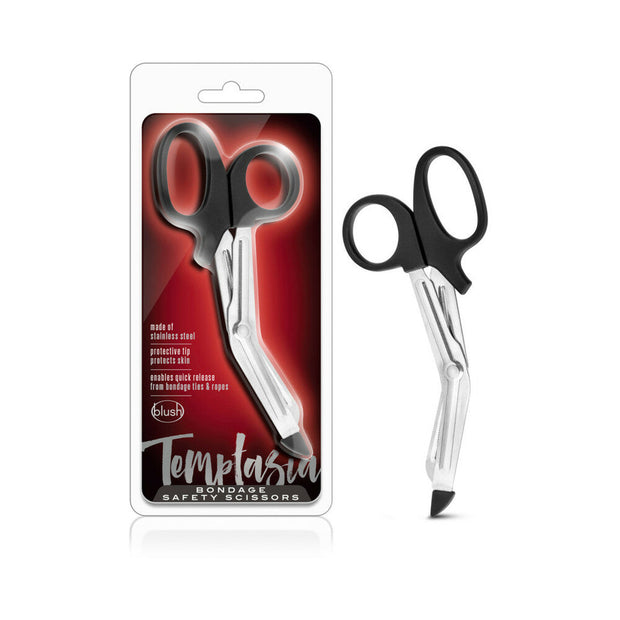 Blush Temptasia Bondage Safety Scissors Black - Headshop.com