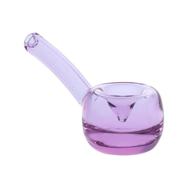 Elegant Bent Hammer Glass Hand Pipe - 4" / Colors Vary - Headshop.com