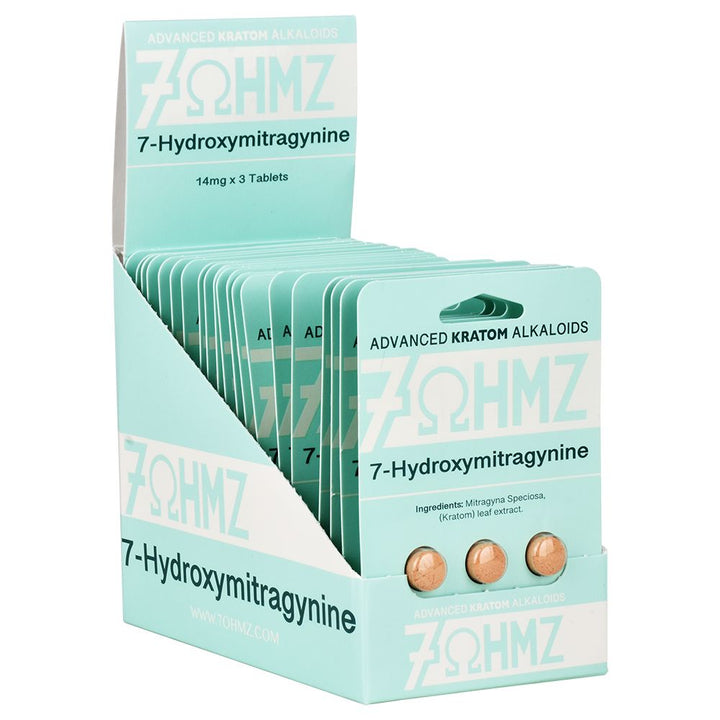 7-OHMZ Kratom Alkaloid 7-Hydroxymitragynine Tablets | 14mg | 20pk - Headshop.com