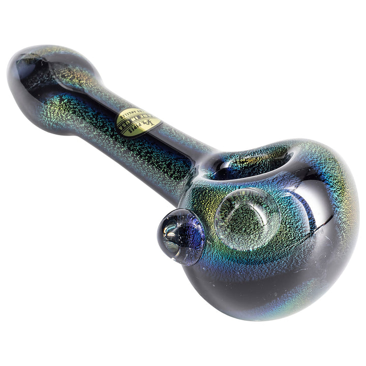 LA Pipes Full Dichro Spoon with Clear Marbles - Headshop.com