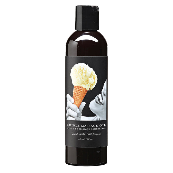 Earthly Body Edible Massage Oil Vanilla 8oz Earthly Body Edible Massage Oil Vanilla 8oz