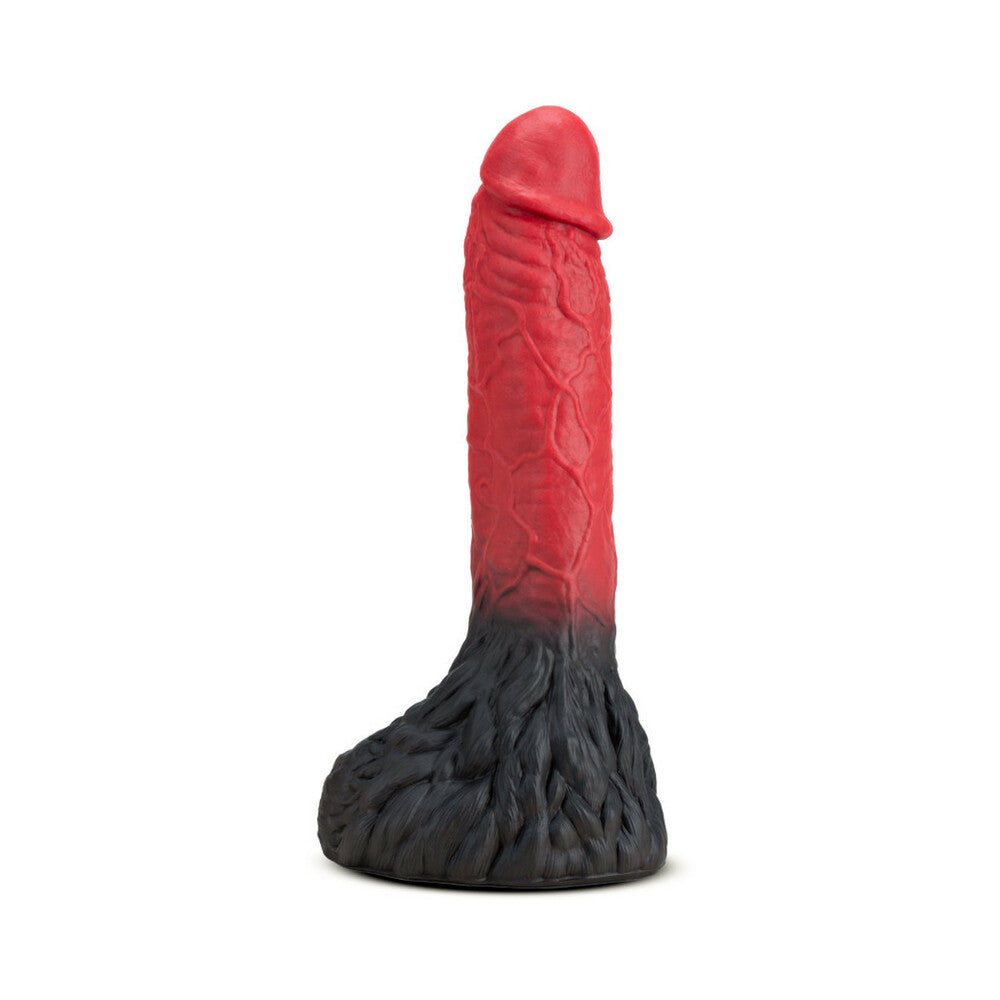 The Realm Lycan 10.5 in. Silicone Lock On Fantasy Werewolf Dildo Red - Headshop.com