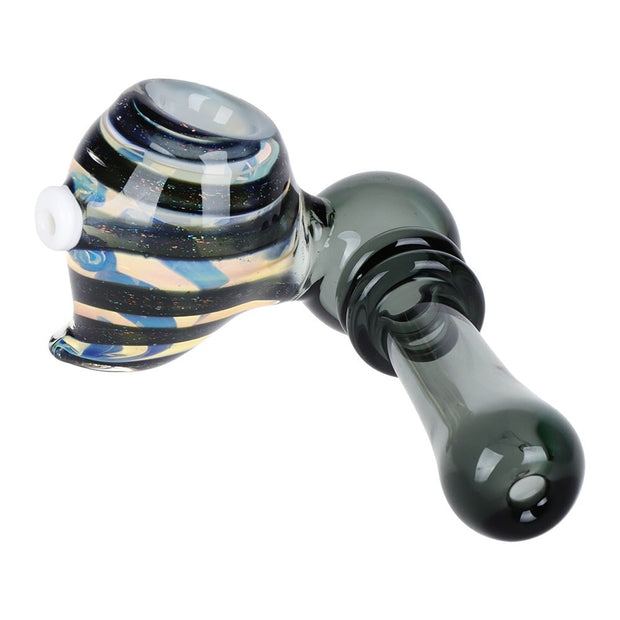 Intergalactic Hive Dichro Swirl Sidecar Glass Hand Pipe - 4" - Headshop.com