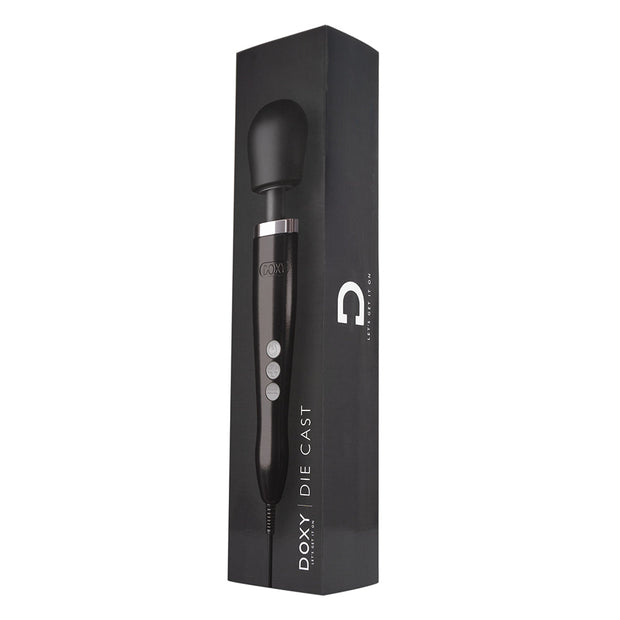 Doxy Die Cast Wand Vibrator Black - Headshop.com