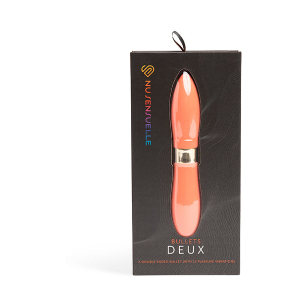 Nu Sensuelle Double Ended Deux Bullet Coral - Headshop.com