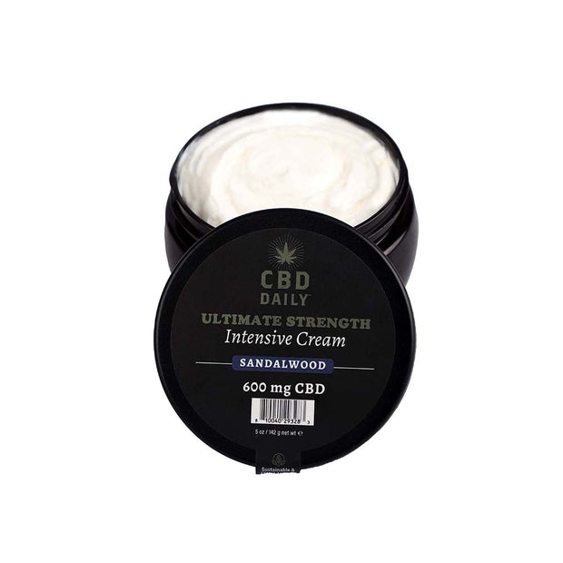 Earthly Body CBD Cream Sandalwood 5 oz. - Headshop.com