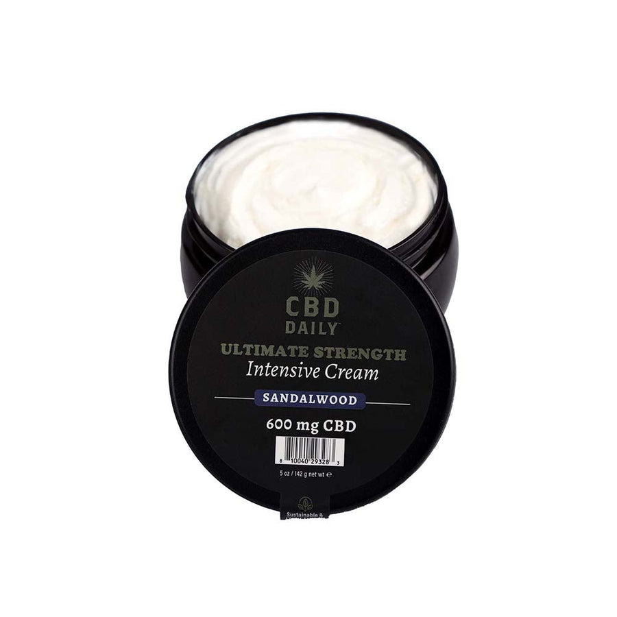 Earthly Body CBD Cream Sandalwood 5 oz. - Headshop.com