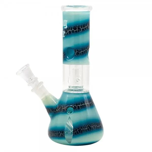 Thug Life | 8" Blue Ocean Swirl Water Pipe - Headshop.com