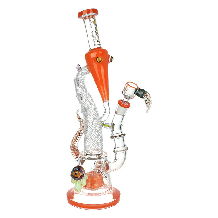 Lookah Trippy Dragon Recycler Water Pipe - 15" / 14mm F - Headshop.com
