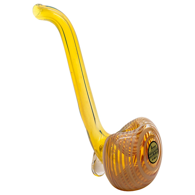 LA Pipes "Flaco" Skinny Glass Sherlock Pipe - Headshop.com