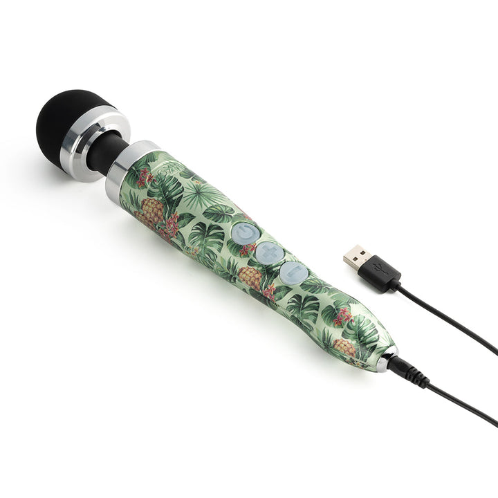 Doxy Die Cast 3R Rechargeable Compact Wand Vibrator Pineapple - Headshop.com