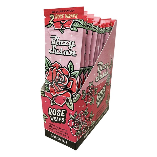 Blazy Susan Rose Wraps - 2pk 25pcs - Headshop.com