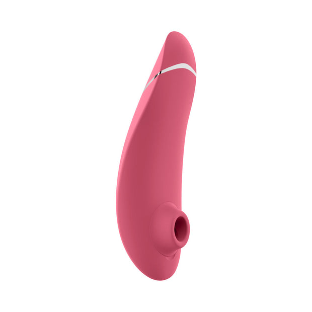 Womanizer Premium 2 Rechargeable Silicone Luxurious Pleasure Air Clitoral Stimulator Raspberry - Headshop.com
