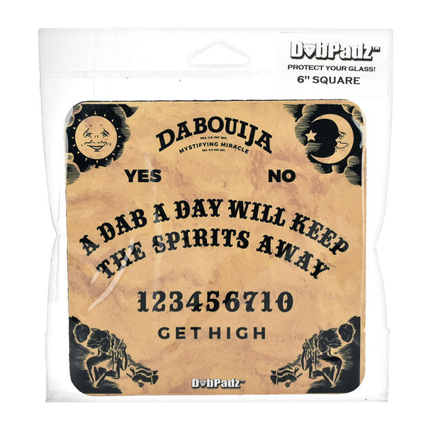 DabPadz Fabric Top Square Dab Mat - Dabouija / 6" x 6" - Headshop.com