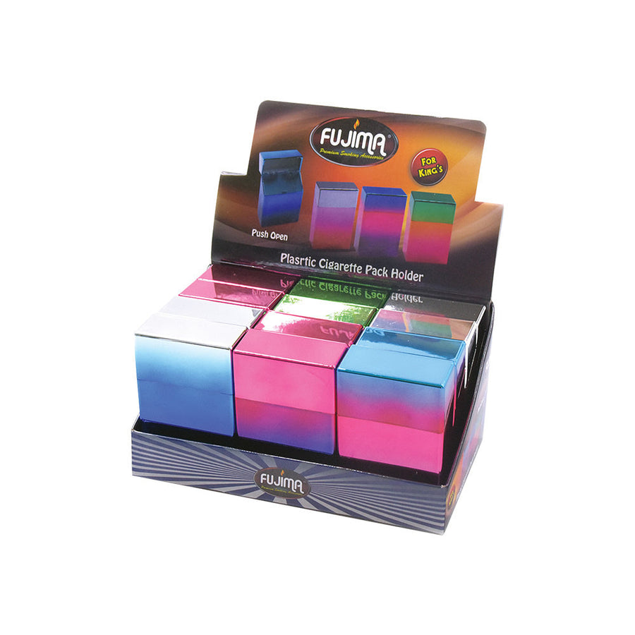 Fujima Gradient Cig Case - Kingsize / Assorted Colors - 12PC DISP - Headshop.com