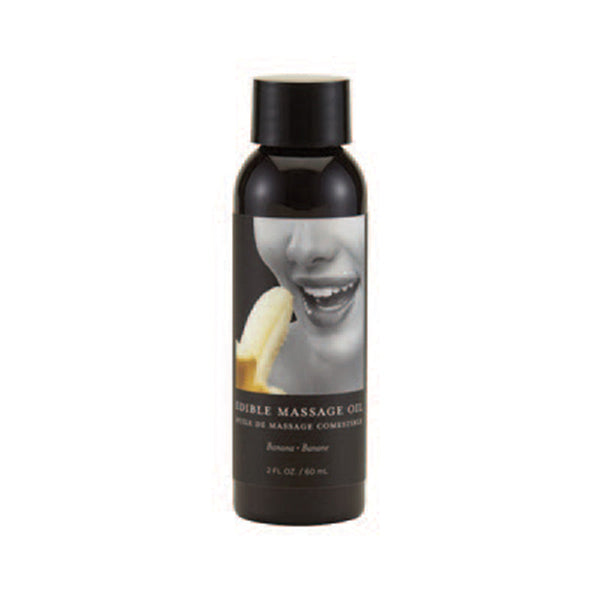Earthly Body Edible Massage Oil Banana 2oz Earthly Body Edible Massage Oil Banana 2oz