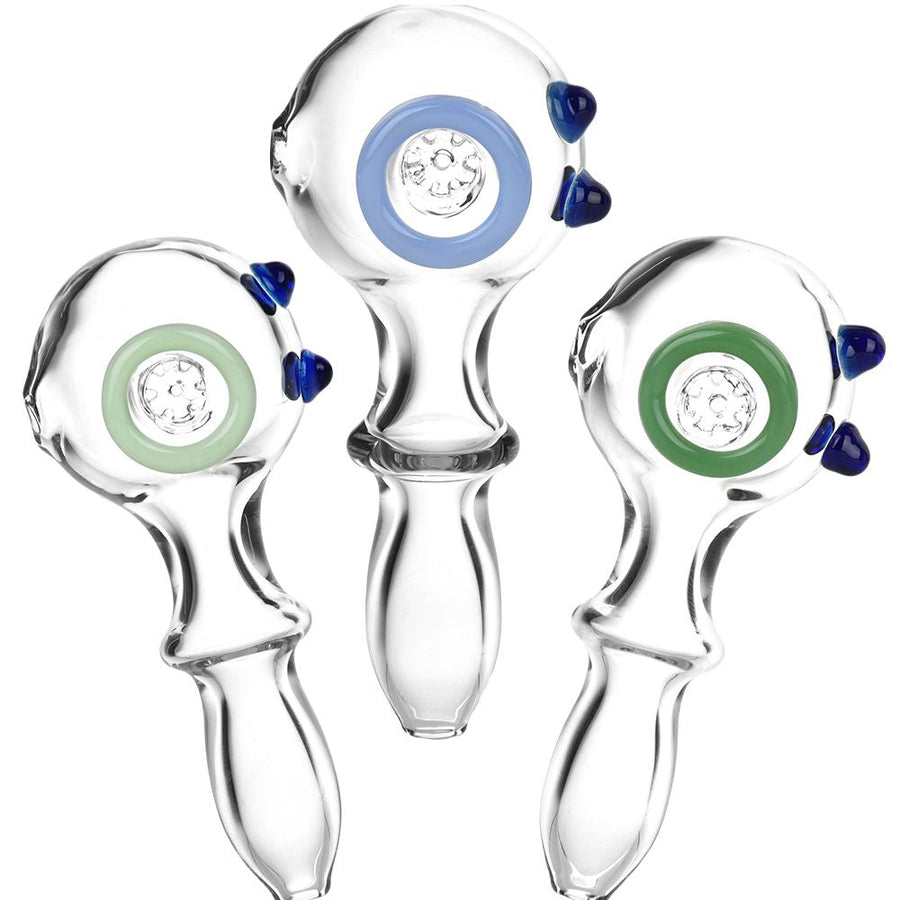 Achieving Clarity Glass Spoon Pipe - 4.25"/ 3ct - Headshop.com